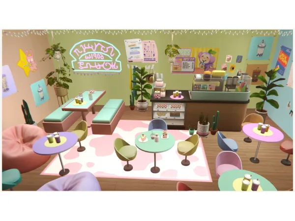 4t2_bubbleteashop - The Sims 2 Custom Content