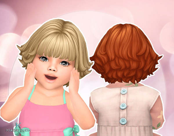 Maxis Match Jordana Hairstyle with Bangs for Infants by simsfinds - The Sims 4 Custom Content
