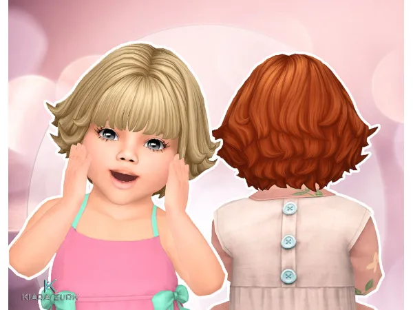 Maxis Match Jordana Hairstyle with Bangs for Infants - The Sims 4 Custom Content