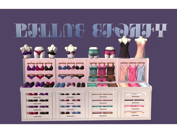 Maxis Match Lingerie Store Set - The Sims 2 Custom Content