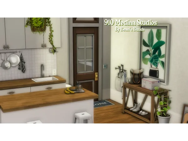 Maxis Match 910 Medina Studios by Bean's Builds - The Sims 4 Custom Content