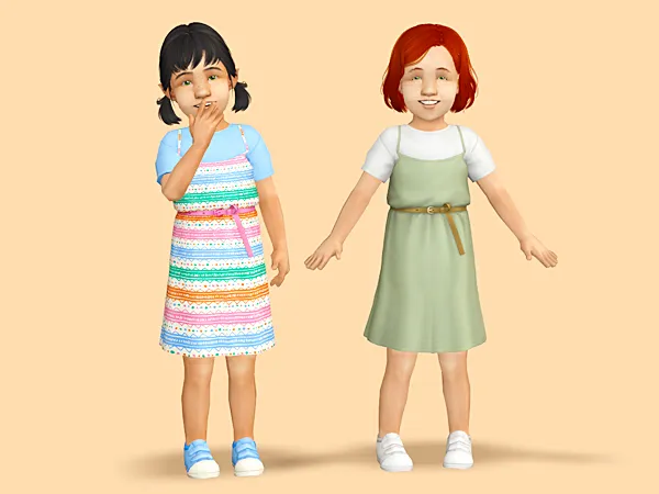 OverallSkirt replaced with deedee sims 4t2 SP34 Dress Long for PF - The Sims 2 Custom Content