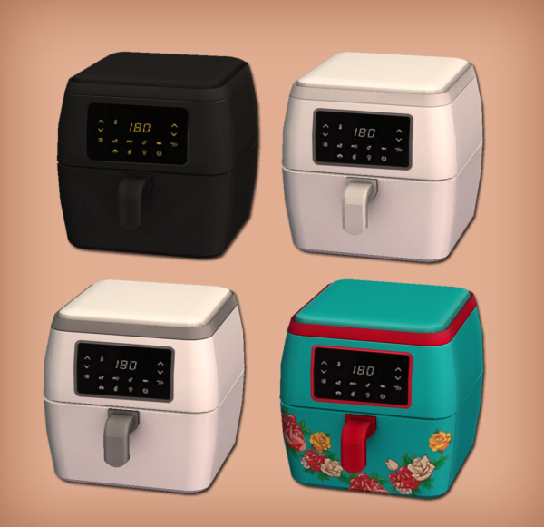 Functional Air Fryers for by simsfinds - The Sims 2 Custom Content