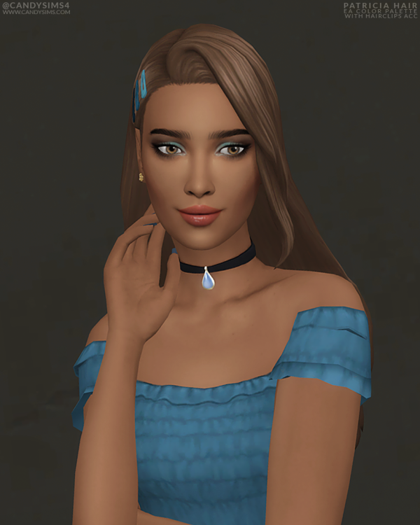 Maxis Match PATRICIA HAIR HAIR CLIPS ACC by simsfinds - The Sims 4 Custom Content