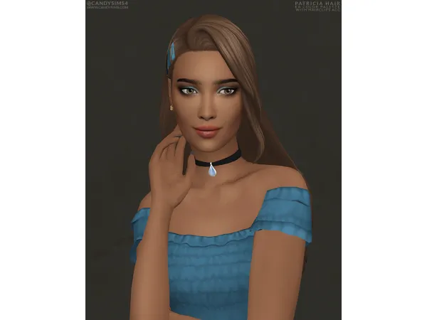 Maxis Match PATRICIA HAIR HAIR CLIPS ACC - The Sims 4 Custom Content