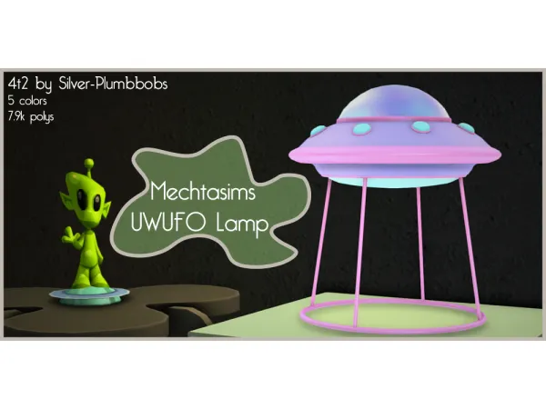 SilverPlumbbobs_mechtasims_uwufolamp - The Sims 2 Custom Content