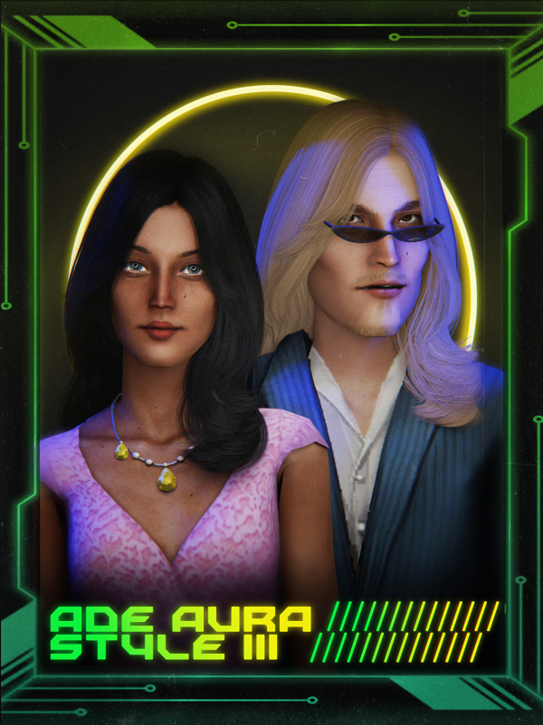 ADE AURA STYLE 3 4T2 by simsfinds - The Sims 2 Custom Content