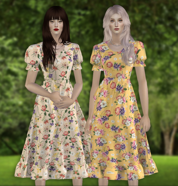 4t2 CinnamonSims Lavender Dress (Top Only) by simsfinds - The Sims 2 Custom Content