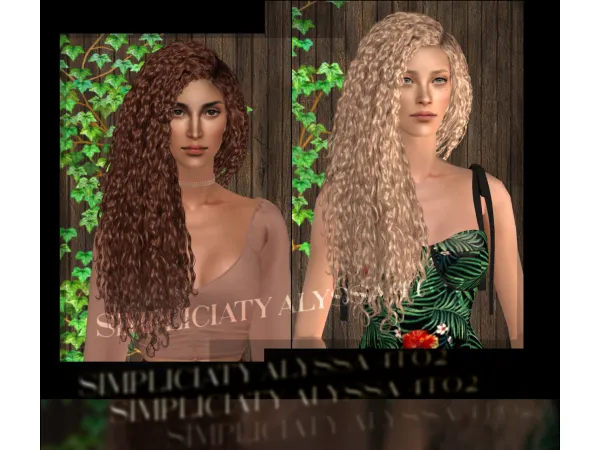 Simpliciatys Alyssa 4to2 - The Sims 2 Custom Content