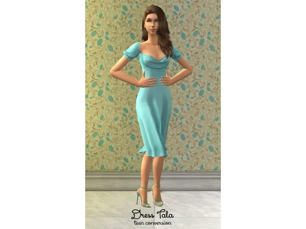 4t2 Dress Tala TF Conversion - The Sims 2 Custom Content