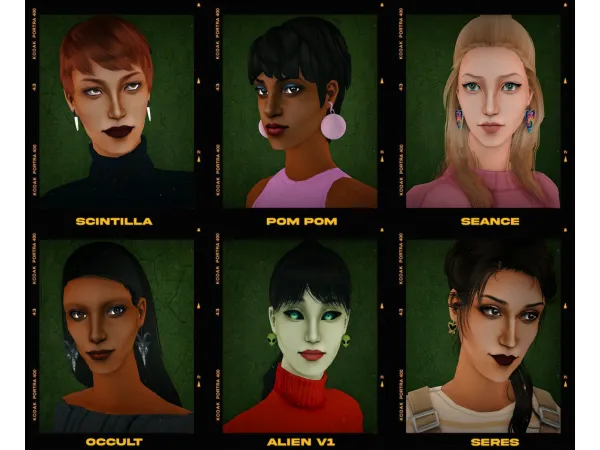 4T2 EARRINGS REUPLOADED - The Sims 2 Custom Content