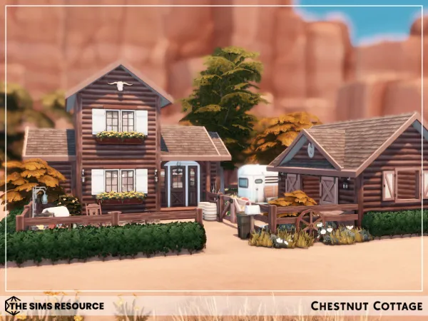 Maxis Match Chestnut Cottage - The Sims 4 Custom Content