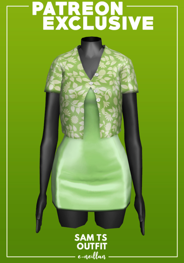 Sam Totally Spies Outfit by simsfinds - The Sims 2 Custom Content