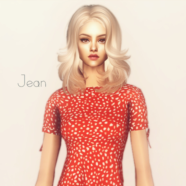 Jean by simsfinds - The Sims 2 Custom Content