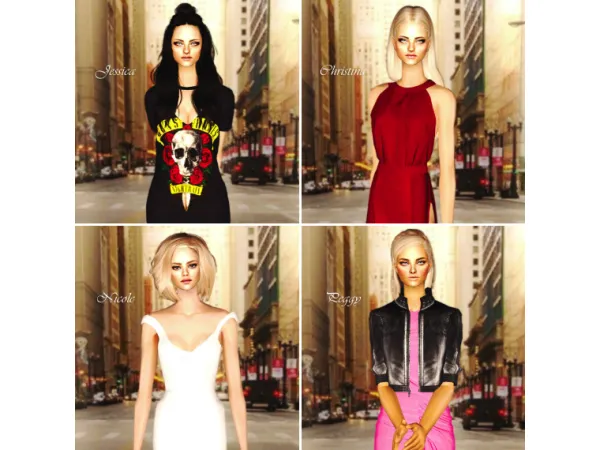 The girls Acc meshes included - The Sims 2 Custom Content