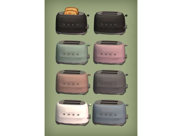 Smeg Toaster Functional - The Sims 2 Custom Content