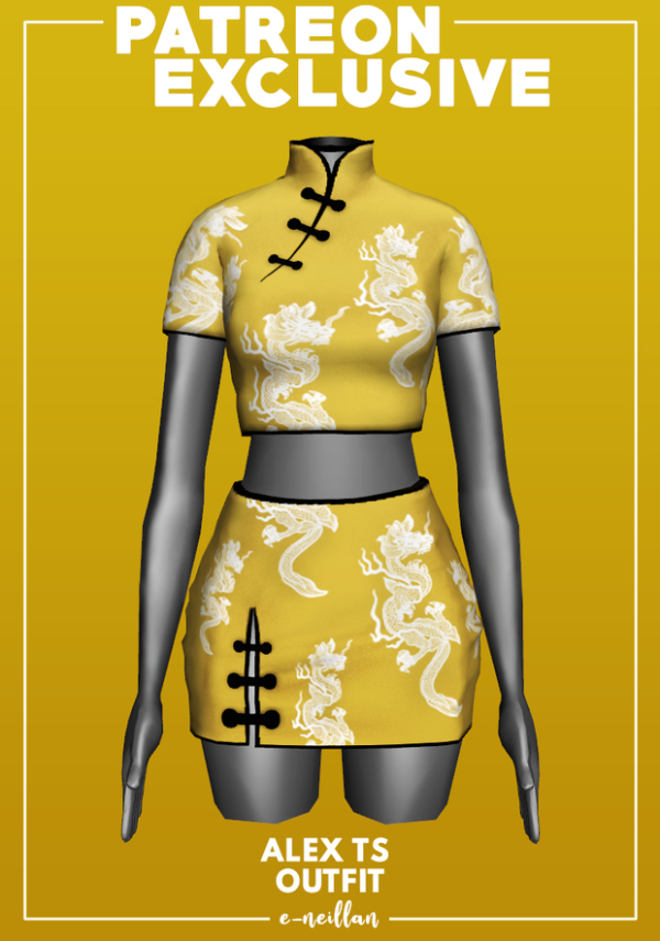 Alex Totally Spies Outfit by simsfinds - The Sims 2 Custom Content