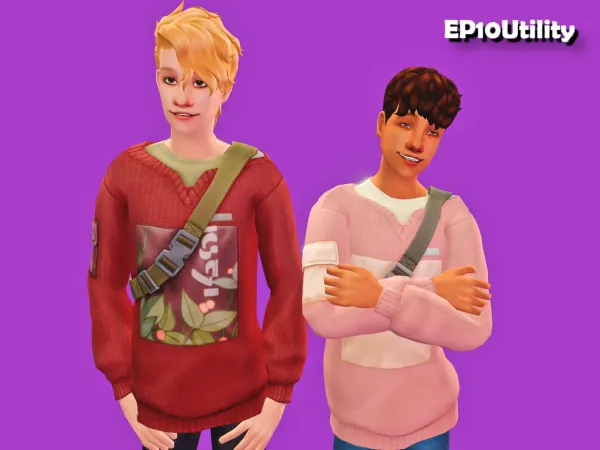 EP03PantsDressCapri EP10Utility EP06Jumpsuit and SP32PantsShort - The Sims 2 Custom Content