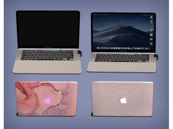 Macbook 2020 Functional for - The Sims 2 Custom Content