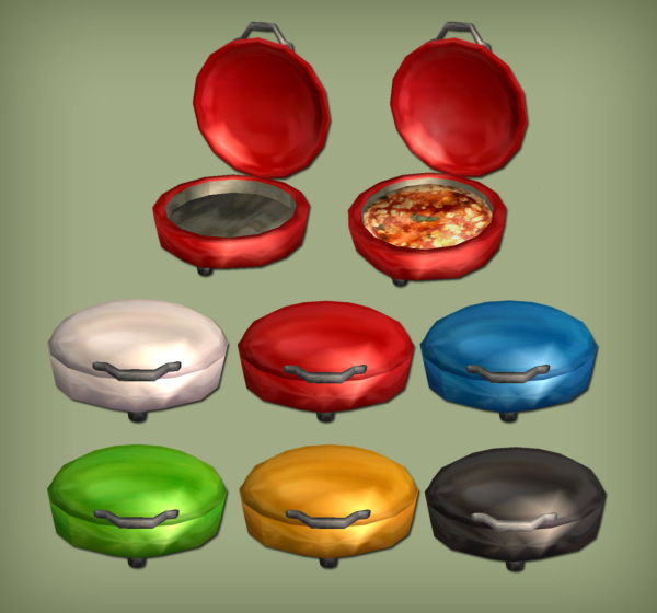 Pizza Cooker Functional for by simsfinds - The Sims 2 Custom Content