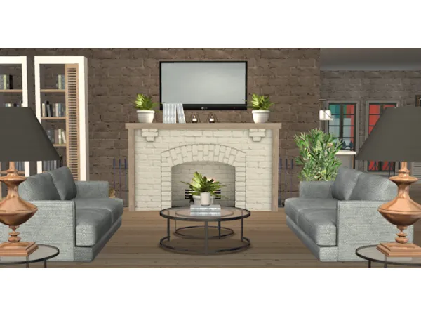 4t2 Novvvas West Elm Haven Loveseat recols - The Sims 2 Custom Content