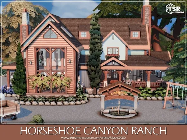 Maxis Match Horseshoe Canyon Ranch (No ) - The Sims 4 Custom Content