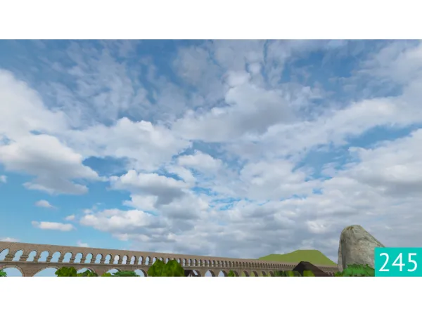 Blurry Skies - The Sims 2 Custom Content