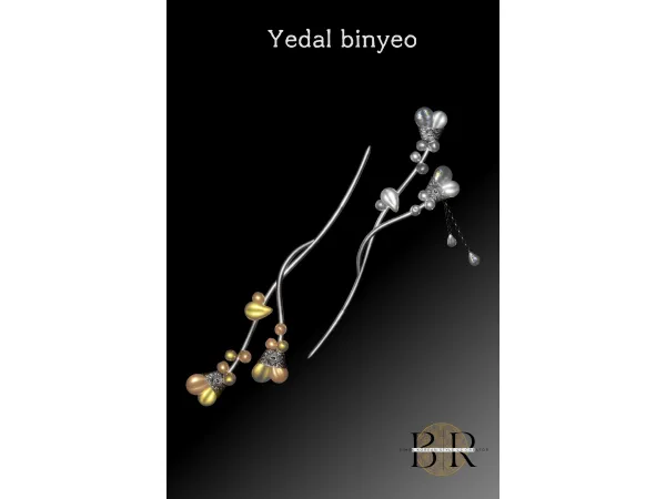 Alpha [BR] 예달 비녀 acc ( YEDAL BINYEO acc ) Ryeong by 범령_Beom - The Sims 4 Custom Content