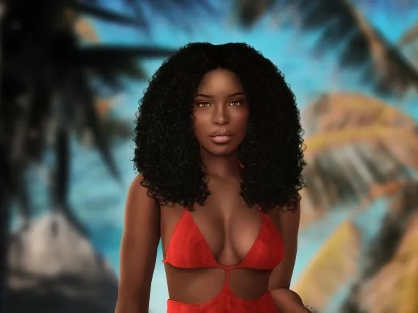 Alpha Download Sim Xolani by katverse - The Sims 4 Custom Content