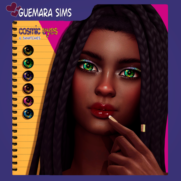 Mix Cosmic eyes (Public now) by simsfinds - The Sims 4 Custom Content