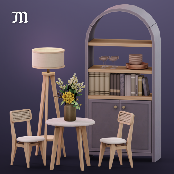 Maxis Match Sona Dining by simsfinds - The Sims 4 Custom Content