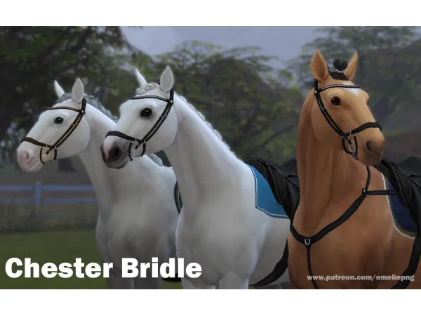 Maxis Match Chester Bridle by Emelie - The Sims 4 Custom Content