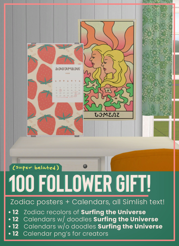 Folder 100 Follower Gift by simsfinds - The Sims 2 Custom Content