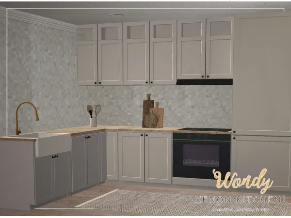 Xenon Kitchen - The Sims 2 Custom Content