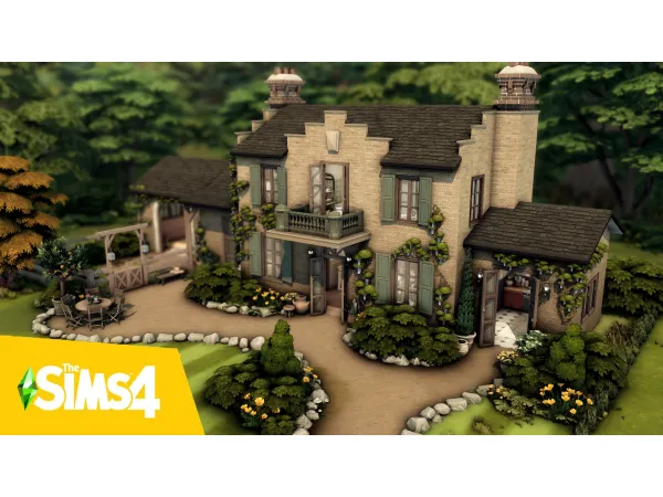 Maxis Match Small English countryside residence by Bojana Sims - The Sims 4 Custom Content