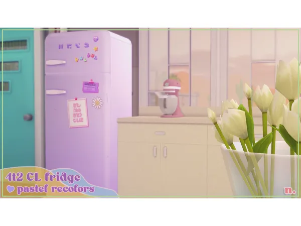 4t2 pastel recolors of the CL fridge - The Sims 2 Custom Content