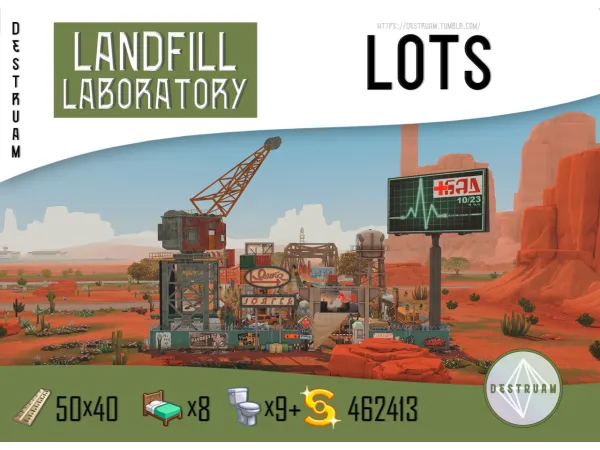 Maxis Match Landfill Laboratory - The Sims 4 Custom Content