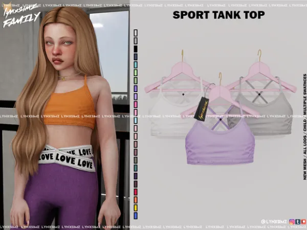 Sports Top ~ Child 💗 by lynxsimzfamily