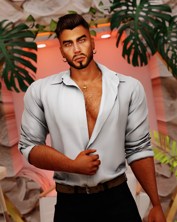 Alpha andreas male sim by lamontcreatorr - The Sims 4 Custom Content