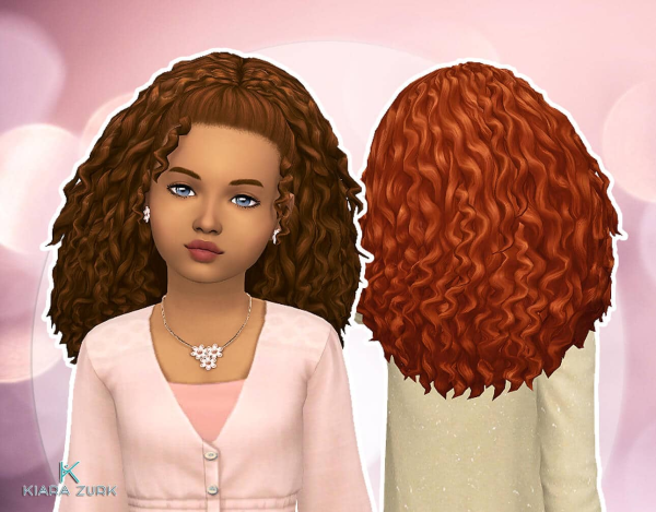 Maxis Match Lydia Curls for Girls by simsfinds - The Sims 4 Custom Content