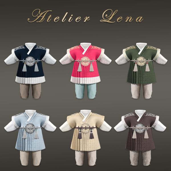 Alpha [Atelier Lena] Infant Cheol lik Hanbok by simsfinds - The Sims 4 Custom Content