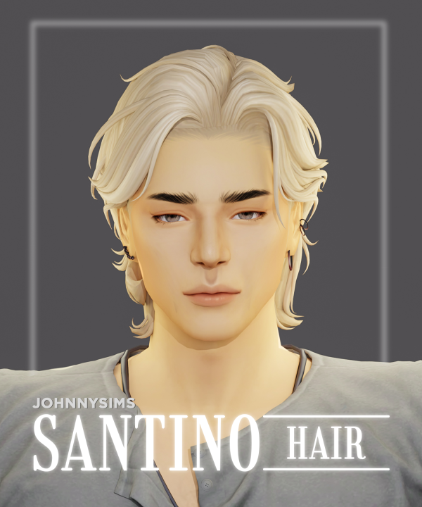 Maxis Match Santino Hair by simsfinds - The Sims 4 Custom Content
