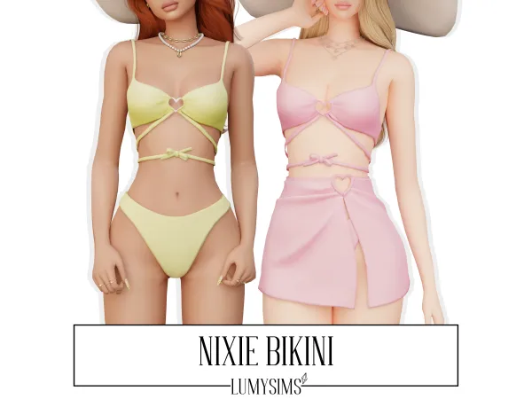 NIXIE BIKINI by lumysims