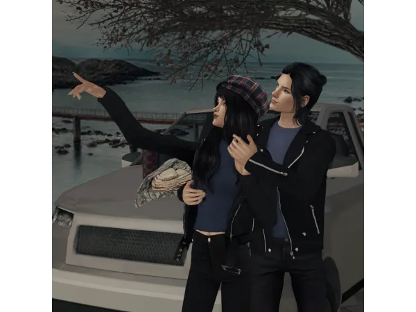 Riders Jacket - The Sims 2 Custom Content