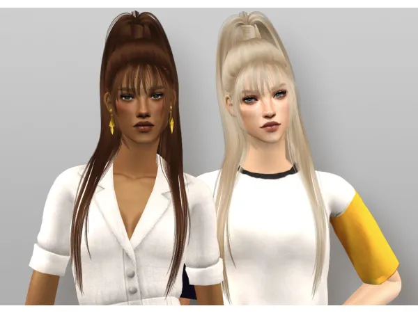 Jujujam's Tia hair 4t2 - The Sims 2 Custom Content