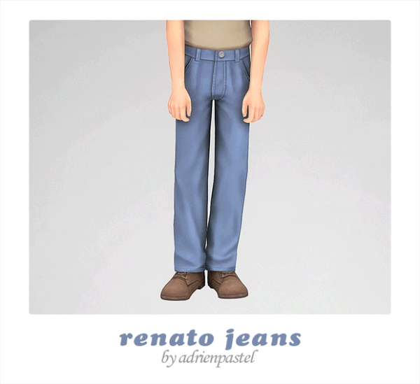 Maxis Match Renato Kids Jeans by simsfinds - The Sims 4 Custom Content