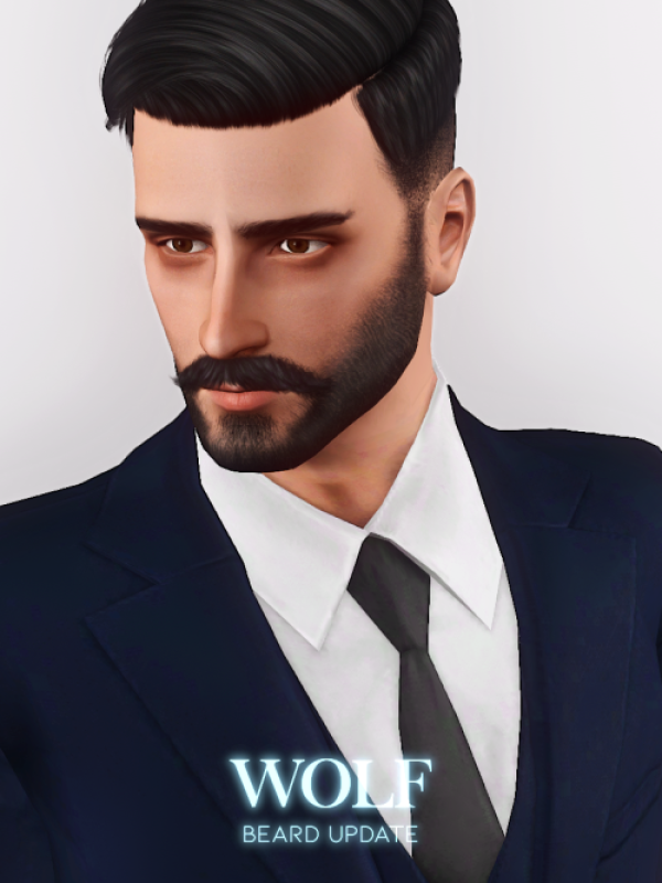 Beard Update Hairier Beards by simsfinds - The Sims 3 Custom Content