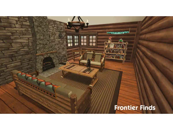Maxis Match CONVERSION FRONTIER FINDS - The Sims 4 Custom Content