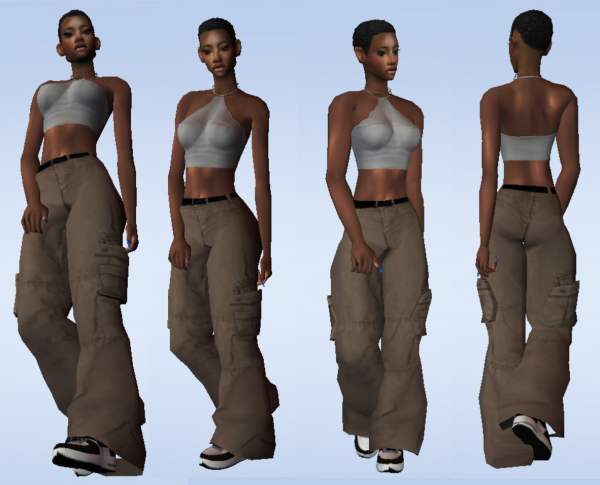 SIMS 2000 style cargo outfit by simsfinds - The Sims 2 Custom Content