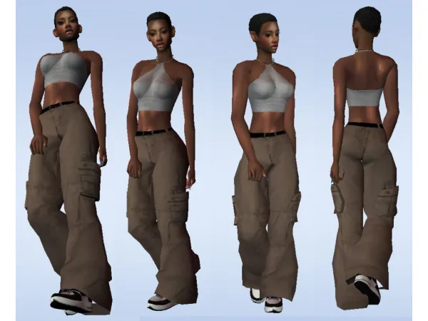 SIMS 2000 style cargo outfit - The Sims 2 Custom Content
